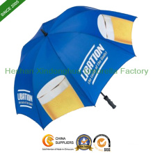 Automatic Beer Promotional Golf Umbrella with Printed Logos (GOL-0030F)